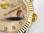 Rolex DateJust 31 278273 ARF 1:1 Best Edition 904L Steel YG Diamonds Dial on SS/YG Jubilee Bracelet ETA 2688 - Görsel 11