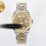 Rolex Datejust 31 278273 ARF YG Pırlantalı Kadran 2688 Eta Saat - Görsel 3 - 1:1 Süper Klon Saat