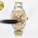 Rolex Datejust 31 278273 ARF YG Pırlantalı Oyster 2688 Eta Saat - Görsel 3 - 1:1 Süper Klon Saat