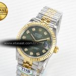 Rolex DateJust 278273 904L Steel Green Diamonds Dial on SS/YG Cal.2236