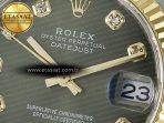 Rolex DateJust 278273 904L Steel Green Diamonds Dial on SS/YG Cal.2236 - Görsel 10