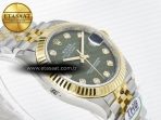 Rolex DateJust 278273 904L Steel Green Diamonds Dial on SS/YG Cal.2236 - Görsel 7