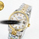 Rolex DateJust 278273 904L Steel White Diamonds Dial on SS/YG Cal.2236