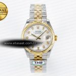 Rolex Datejust 278273 Beyaz Pırlanta Kadran Cal.2236 Eta Saat - Görsel 3 - 1:1 Süper Klon Saat