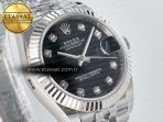 Rolex DateJust 31 278274 ARF 1:1 Best Edition 904L Steel Black Diamonds Dial on SS Jubilee Bracelet ETA 2688 - Görsel 5
