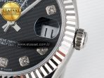 Rolex DateJust 31 278274 ARF 1:1 Best Edition 904L Steel Black Diamonds Dial on SS Oyster Bracelet ETA 2688 - Görsel 11