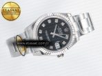 Rolex DateJust 31 278274 ARF 1:1 Best Edition 904L Steel Black Diamonds Dial on SS Oyster Bracelet ETA 2688 - Görsel 8