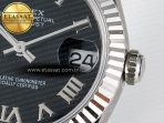Rolex DateJust 31 278274 ARF 1:1 Best Edition 904L Steel Black Roman Dial on SS Jubilee Bracelet ETA 2688 - Görsel 11