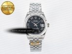 Rolex DateJust 31 278274 ARF 1:1 Best Edition 904L Steel Black Roman Dial on SS Jubilee Bracelet ETA 2688 - Görsel 3