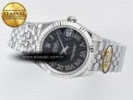 Rolex DateJust 31 278274 ARF 1:1 Best Edition 904L Steel Black Roman Dial on SS Jubilee Bracelet ETA 2688 - Görsel 9