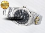 Rolex DateJust 31 278274 ARF 1:1 Best Edition 904L Steel Black Roman Dial on SS Oyster Bracelet ETA 2688 - Görsel 9