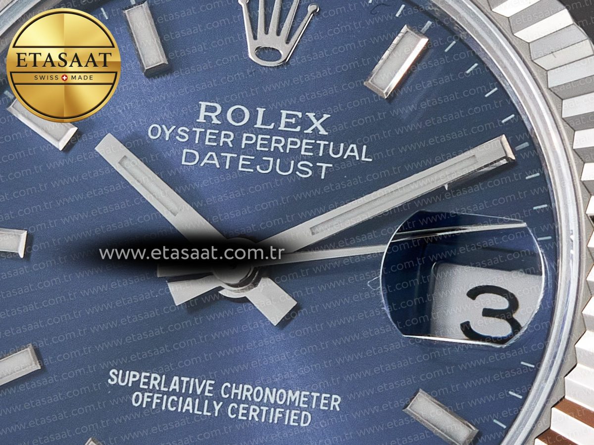Rolex DateJust 31 278274 ARF 1:1 Best Edition 904L Steel Blue Dial Stick Marker on SS Jubilee Bracelet ETA 2688 - Görsel 10