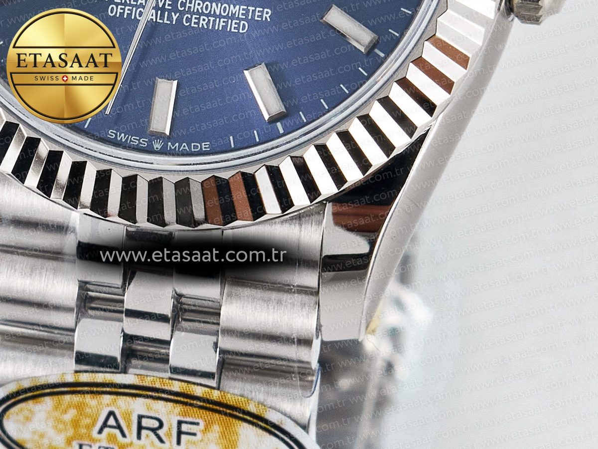 Rolex DateJust 31 278274 ARF 1:1 Best Edition 904L Steel Blue Dial Stick Marker on SS Jubilee Bracelet ETA 2688 - Görsel 13
