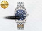 Rolex DateJust 31 278274 ARF 1:1 Best Edition 904L Steel Blue Dial Stick Marker on SS Jubilee Bracelet ETA 2688 - Görsel 3