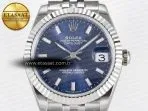 Rolex DateJust 31 278274 ARF 1:1 Best Edition 904L Steel Blue Dial Stick Marker on SS Jubilee Bracelet ETA 2688 - Görsel 4