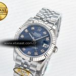 Rolex DateJust 31 278274 ARF 1:1 Best Edition 904L Steel Blue Diamonds Dial on SS Jubilee Bracelet ETA 2688