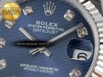 Rolex DateJust 31 278274 ARF 1:1 Best Edition 904L Steel Blue Diamonds Dial on SS Jubilee Bracelet ETA 2688 - Görsel 10
