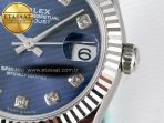 Rolex DateJust 31 278274 ARF 1:1 Best Edition 904L Steel Blue Diamonds Dial on SS Jubilee Bracelet ETA 2688 - Görsel 11