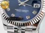 Rolex DateJust 31 278274 ARF 1:1 Best Edition 904L Steel Blue Diamonds Dial on SS Jubilee Bracelet ETA 2688 - Görsel 12