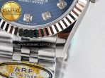 Rolex DateJust 31 278274 ARF 1:1 Best Edition 904L Steel Blue Diamonds Dial on SS Jubilee Bracelet ETA 2688 - Görsel 13