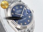 Rolex DateJust 31 278274 ARF 1:1 Best Edition 904L Steel Blue Diamonds Dial on SS Jubilee Bracelet ETA 2688 - Görsel 5