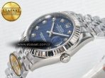 Rolex DateJust 31 278274 ARF 1:1 Best Edition 904L Steel Blue Diamonds Dial on SS Jubilee Bracelet ETA 2688 - Görsel 6