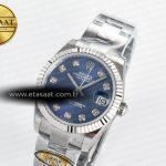 Rolex DateJust 31 278274 ARF 1:1 Best Edition 904L Steel Blue Diamonds Dial on SS Oyster Bracelet ETA 2688