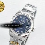 Rolex DateJust 31 278274 ARF 1:1 Best Edition 904L Steel Blue Diamonds Dial on SS Oyster Bracelet ETA 2688