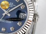 Rolex DateJust 31 278274 ARF 1:1 Best Edition 904L Steel Blue Diamonds Dial on SS Oyster Bracelet ETA 2688 - Görsel 11
