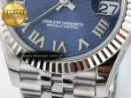 Rolex DateJust 31 278274 ARF 1:1 Best Edition 904L Steel Blue Roman Dial on SS Jubilee Bracelet ETA 2688 - Görsel 11