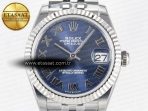 Rolex DateJust 31 278274 ARF 1:1 Best Edition 904L Steel Blue Roman Dial on SS Jubilee Bracelet ETA 2688 - Görsel 4
