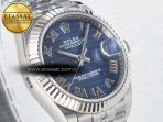 Rolex DateJust 31 278274 ARF 1:1 Best Edition 904L Steel Blue Roman Dial on SS Jubilee Bracelet ETA 2688 - Görsel 5