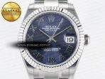 Rolex DateJust 31 278274 ARF 1:1 Best Edition 904L Steel Blue Roman Dial on SS Oyster Bracelet ETA 2688 - Görsel 4
