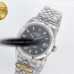 Rolex DateJust 31 278274 ARF 1:1 Best Edition 904L Steel Gray Dial Stick Marker on SS Jubilee Bracelet ETA 2688