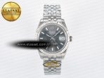 Rolex DateJust 31 278274 ARF 1:1 Best Edition 904L Steel Gray Dial Stick Marker on SS Jubilee Bracelet ETA 2688 - Görsel 3