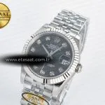 Rolex DateJust 31 278274 ARF 1:1 Best Edition 904L Steel Gray Diamonds Dial on SS Jubilee Bracelet ETA 2688