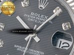 Rolex DateJust 31 278274 ARF 1:1 Best Edition 904L Steel Gray Diamonds Dial on SS Jubilee Bracelet ETA 2688 - Görsel 10