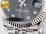 Rolex DateJust 31 278274 ARF 1:1 Best Edition 904L Steel Gray Diamonds Dial on SS Jubilee Bracelet ETA 2688 - Görsel 12
