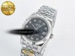 Rolex DateJust 31 278274 ARF 1:1 Best Edition 904L Steel Gray Diamonds Dial on SS Jubilee Bracelet ETA 2688 - Görsel 2