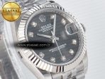 Rolex DateJust 31 278274 ARF 1:1 Best Edition 904L Steel Gray Diamonds Dial on SS Jubilee Bracelet ETA 2688 - Görsel 5