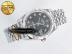 Rolex DateJust 31 278274 ARF 1:1 Best Edition 904L Steel Gray Diamonds Dial on SS Jubilee Bracelet ETA 2688 - Görsel 8