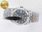 Rolex DateJust 31 278274 ARF 1:1 Best Edition 904L Steel Gray Diamonds Dial on SS Jubilee Bracelet ETA 2688 - Görsel 9