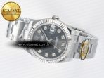 Rolex DateJust 31 278274 ARF 1:1 Best Edition 904L Steel Gray Diamonds Dial on SS Oyster Bracelet ETA 2688 - Görsel 9