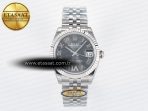 Rolex DateJust 31 278274 ARF 1:1 Best Edition 904L Steel Gray Roman Diamonds Dial on SS Jubilee Bracelet ETA 2688 - Görsel 3