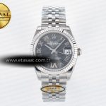 Rolex Datejust 31 278274 ARF Gri Roma Pırlanta Jubilee 2688 Eta Saat - Görsel 3 - 1:1 Süper Klon Saat