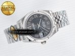Rolex DateJust 31 278274 ARF 1:1 Best Edition 904L Steel Gray Roman Diamonds Dial on SS Jubilee Bracelet ETA 2688 - Görsel 8