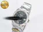 Rolex DateJust 31 278274 ARF 1:1 Best Edition 904L Steel Gray Roman Diamonds Dial on SS Oyster Bracelet ETA 2688