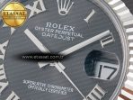 Rolex DateJust 31 278274 ARF 1:1 Best Edition 904L Steel Gray Roman Diamonds Dial on SS Oyster Bracelet ETA 2688 - Görsel 10