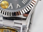 Rolex DateJust 31 278274 ARF 1:1 Best Edition 904L Steel Gray Roman Diamonds Dial on SS Oyster Bracelet ETA 2688 - Görsel 13