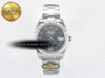 Rolex DateJust 31 278274 ARF 1:1 Best Edition 904L Steel Gray Roman Diamonds Dial on SS Oyster Bracelet ETA 2688 - Görsel 3